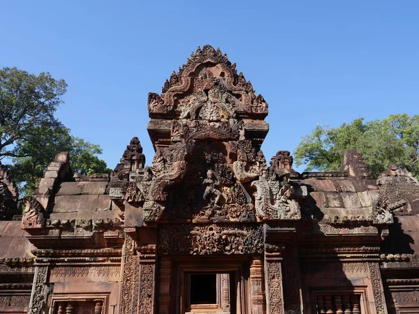 Siem Reap Camboja Dezembro 2017 Banteay Srei Templo Cambojano Século — Fotografia de Stock