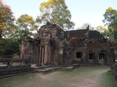 Bir Budist tapınağı Angkor, Kamboçya Siem Reap-Aralık 23, 2017:Banteay Kdei olduğunu.
