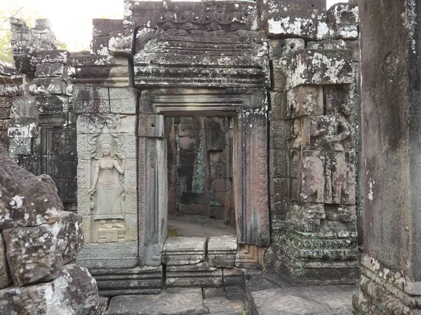 Siem Reap December 2017 Banteay Kdei Buddhist Temple Angkor Cambodia — стоковое фото