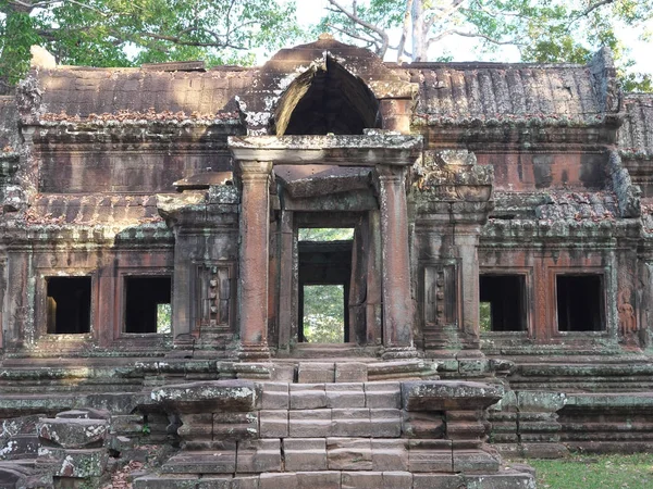 Siem Reap Kambodscha Dezember 2017 Gibt Vier Tore Angkor Wat — Stockfoto