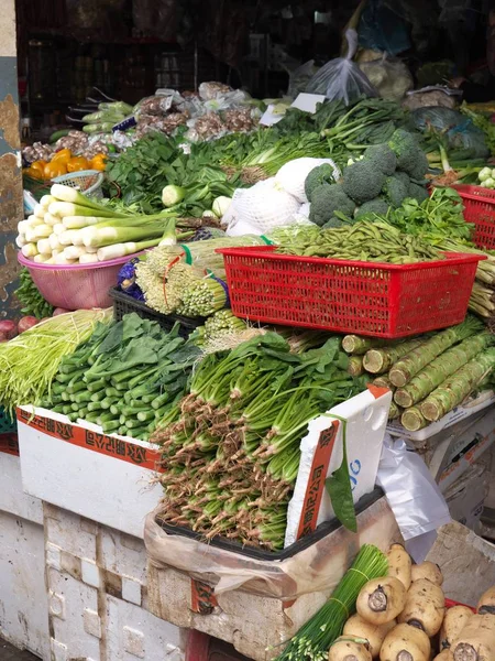 Phnom Penh Camboya Diciembre 2017 Mercado Central Tiene Forma Una —  Fotos de Stock