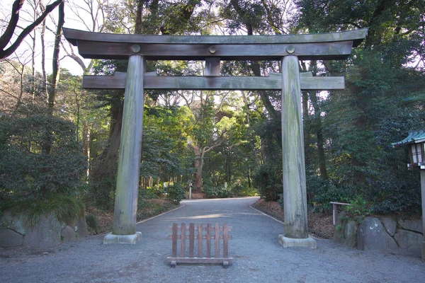 Tokyo Japonya Ocak 2018 Meiji Jingu Shrine Bulunan Shibuya Tokyo — Stok fotoğraf