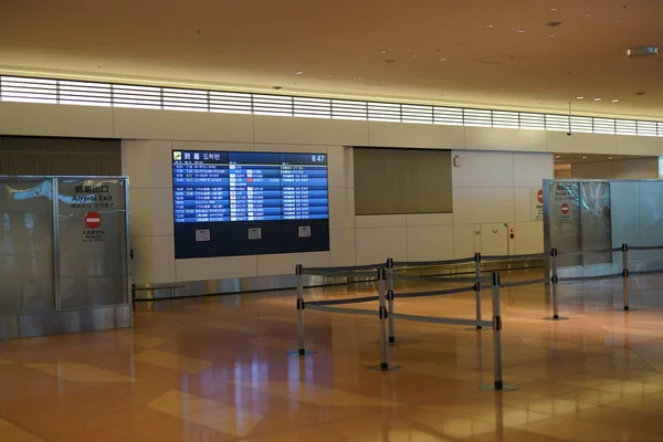 Tokyo Japan Januar 2018 Haneda Airport International Passenger Terminal Arrival — Stockfoto