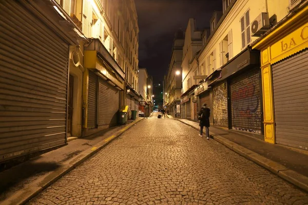 Paris France January 2018 Rue Steinkerque Way Sacre Coeur Early — Stock Photo, Image