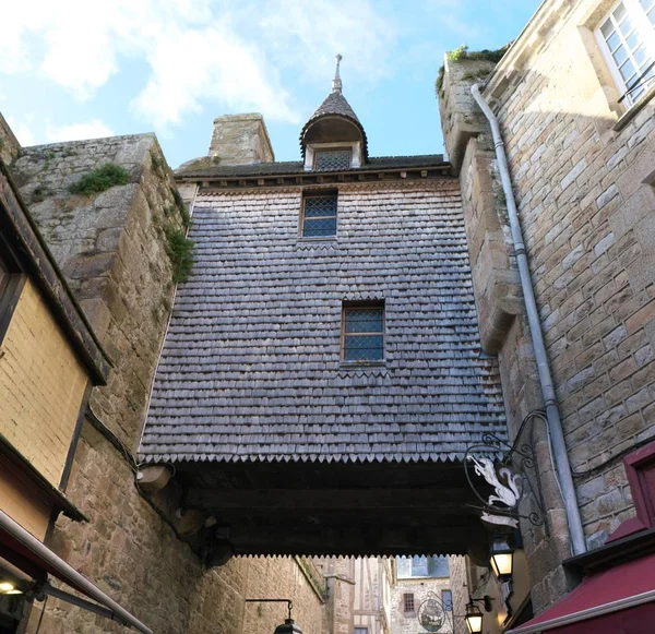 Normandia França Janeiro 2018 Casa Alcachofra Monte Saint Michel — Fotografia de Stock