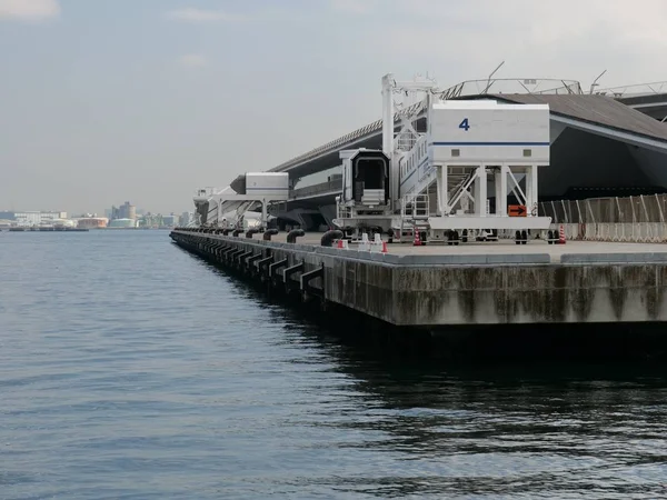 Kanagawa Japão Abril 2018 Yokohama Cais Terminal Internacional Passageiros — Fotografia de Stock