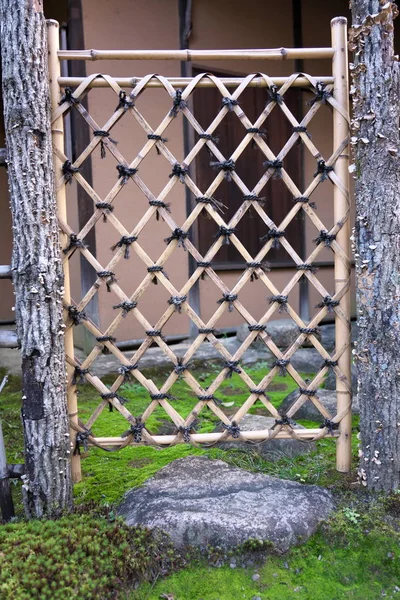 2016 교토의 집에서 대나무로 — 스톡 사진