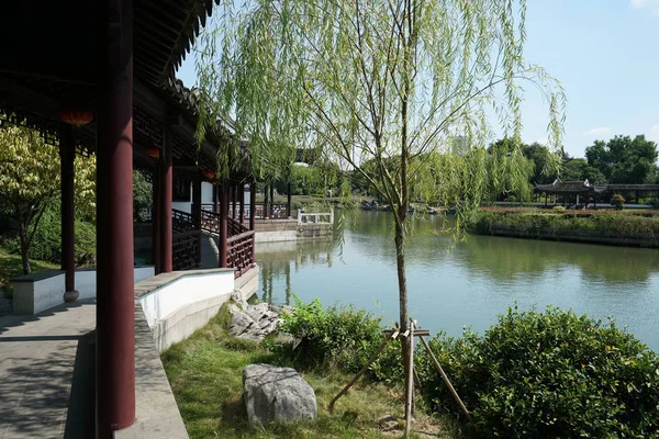 2019 Suzhou China September 2019 Pond Garden Nan Men Suzhou — 스톡 사진