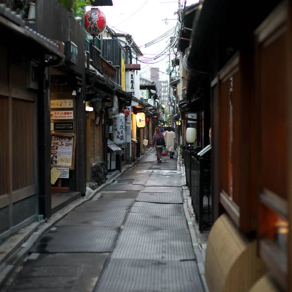 日本京都 2019年11月13日 日落后在京都的庞托乔 — 图库照片