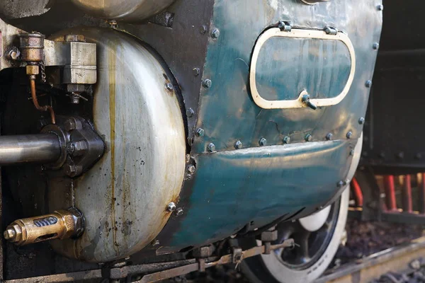 Bangkok Thailand Dezember 2019 Zylinder Und Kolben Auf Einer Dampflokomotive — Stockfoto