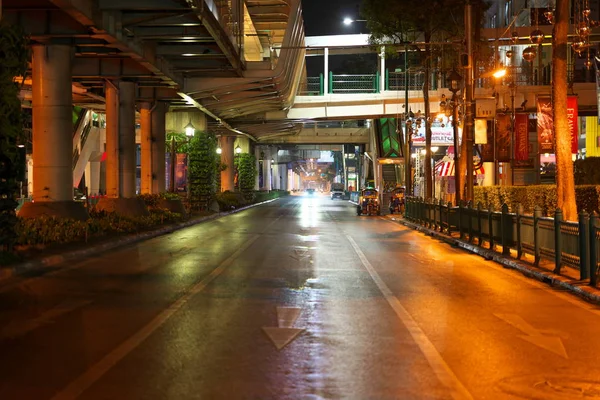 Μπανγκόκ Ταϊλάνδη Δεκεμβρίου 2019 Phloen Chit Street Κατά Μήκος Phra — Φωτογραφία Αρχείου