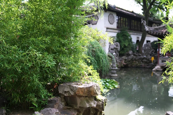 Suzhou Çin Eylül 2019 Liuyuan Bahçesi Veya Çin Suzhou Kentindeki — Stok fotoğraf