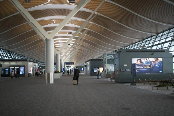 Shanghai China Septiembre 2019 Puertas Salida Segunda Terminal Del Aeropuerto — Foto de Stock