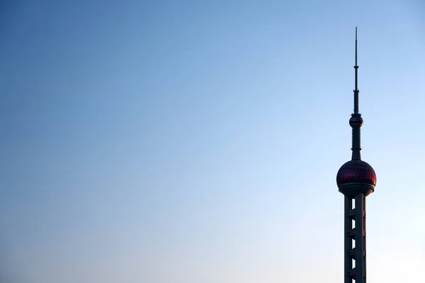 Xangai China Setembro 2019 Edifícios Altos Amanhecer Área Pudong Xangai — Fotografia de Stock