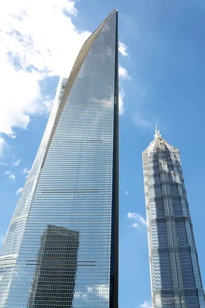 Shanghai China Septiembre 2019 Edificios Gran Altura Área Pudong Shanghai —  Fotos de Stock