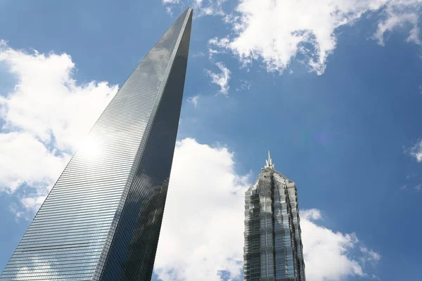 Shanghai China Septiembre 2019 Edificios Gran Altura Área Pudong Shanghai —  Fotos de Stock