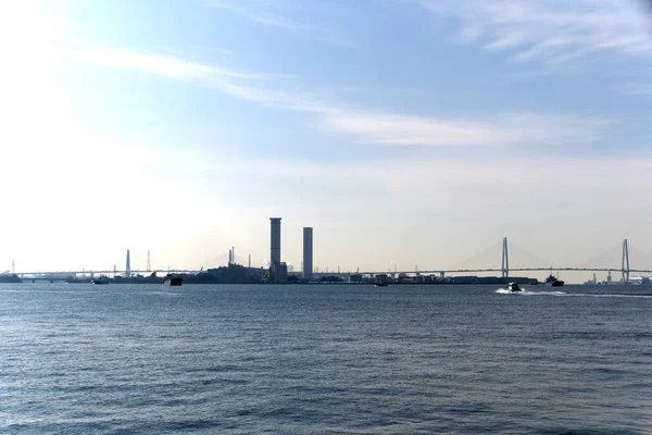 Aichi Japan Januar 2020 Schrägseilbrücken Hafen Nagoya Ise Bay Japan — Stockfoto