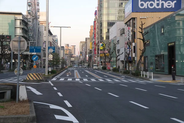 Aichi Japón Enero 2020 Calle Nishiki Nagoya Por Mañana — Foto de Stock