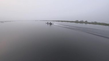 Udon Thani, Tayland-24 Ocak 2020: Udon Thani, Tayland 'da Red Lotus Gölü veya Talay Bua Daeng' in sabah sahnesi