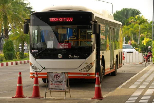 Udon Thani Tajlandia Stycznia 2020 Przystanki Autobusowe Udon Thani International — Zdjęcie stockowe