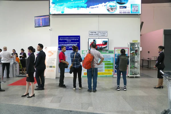 Udon Thani Thailand January 2020 Udon Thani International Airport Lobby — 图库照片