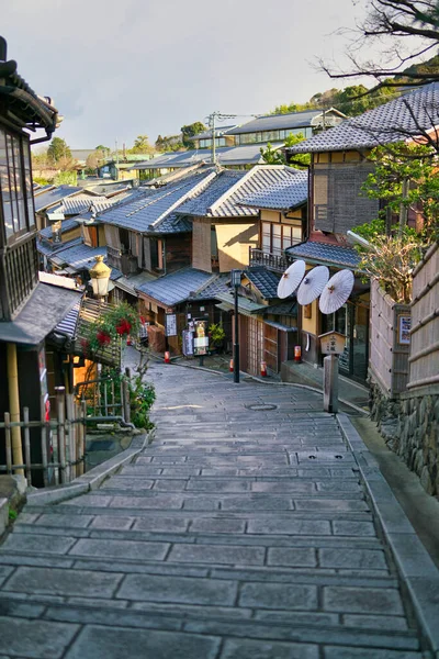Kyoto Giappone Febbraio 2020 Ninenzaka Nel Distretto Higashiyama Kyoto — Foto Stock