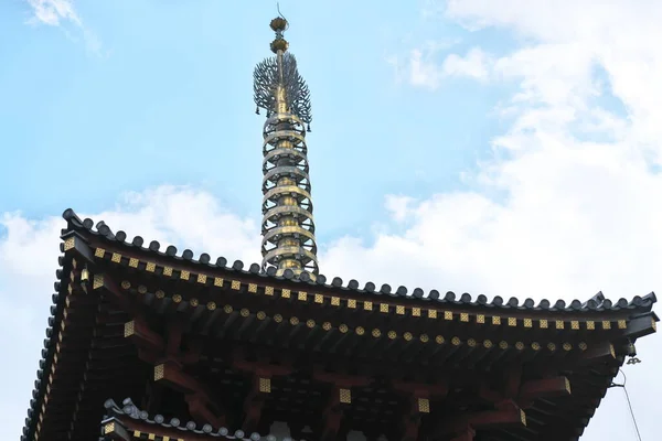 Кіото Японія Лютого 2020 Храм Якушіджі Західна Пагода Нарі Японія — стокове фото