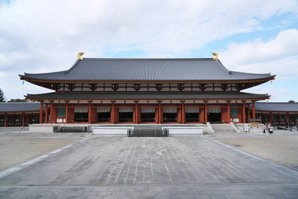Kyoto Japonya Şubat 2020 Yakushiji Tapınağı Nara Japonya Daki Büyük — Stok fotoğraf