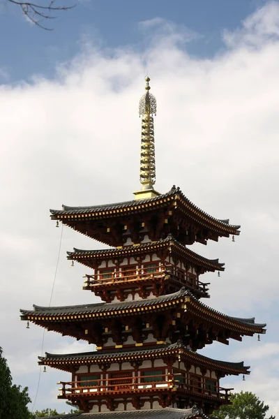 Kyoto Japonya Şubat 2020 Yakushiji Tapınağı Batı Pagoda Nara Japonya — Stok fotoğraf