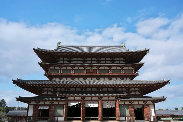 Kyoto Japonya Şubat 2020 Yakushiji Tapınağı Nara Japonya Altın Salonu — Stok fotoğraf