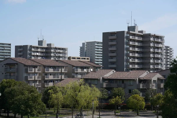 Tokio Japón Abril 2020 Zona Residencial Suburbio Tokio Japón — Foto de Stock