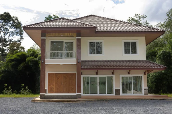 Két emeletes ház, október-22-2016-ig, a hazai helyen Chiang Rai tartományban a Thailand.Zoom a — Stock Fotó