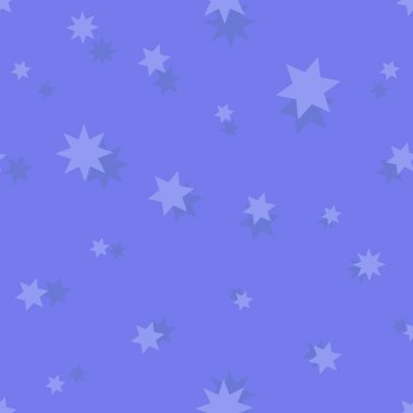 Mavi yıldızlı seamless modeli 