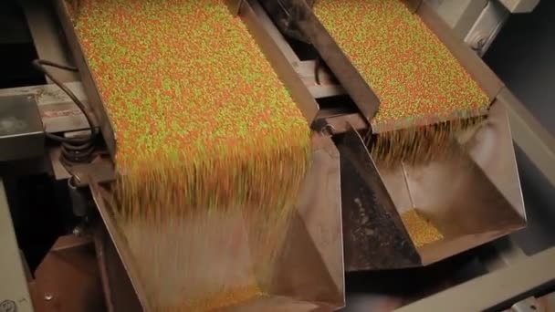 Chemical Production of Pellets — Stock Video