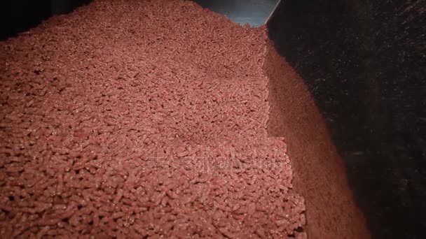 Kemisk produktion av Pellets — Stockvideo