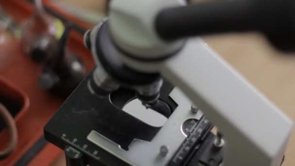 Microscope Analyse de laboratoire — Video