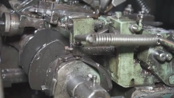 Metallverarbeitungsmaschine — Stockvideo