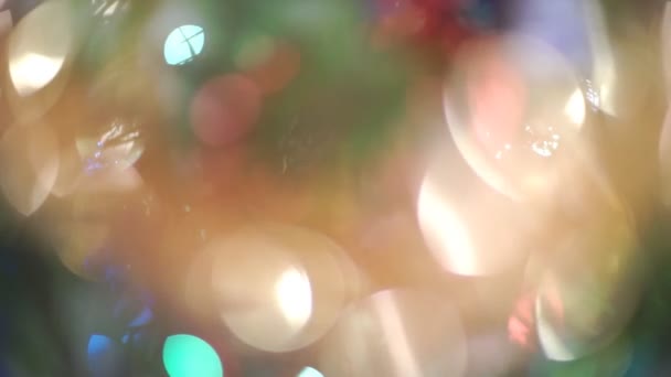 Karácsonyi elmosódott háttér — Stock videók