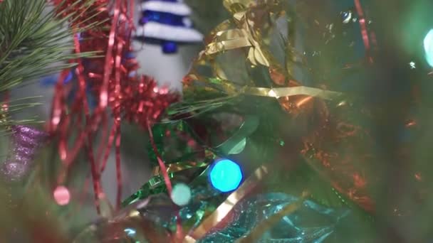 おもちゃでクリスマスツリー — ストック動画