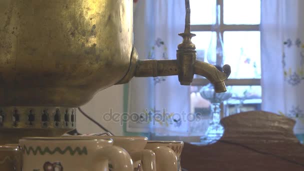 Древняя керамика и посуда — стоковое видео