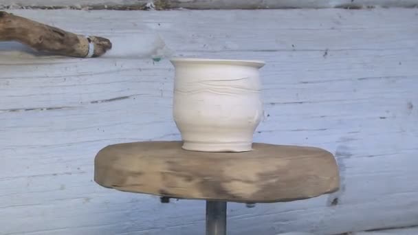 Старовинна Кераміка та посуд — стокове відео
