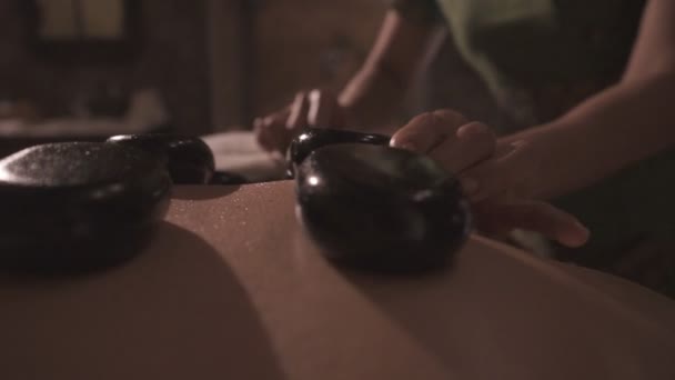 Massaggio nel salone spa — Video Stock