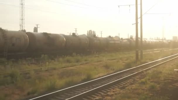 Railway for the Train — Stock Video