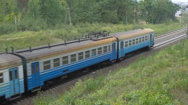 Déplacement du train ferroviaire — Video