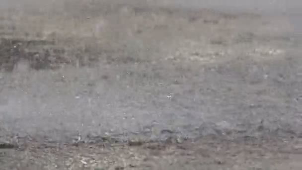 Gouttes de pluie fontaine — Video