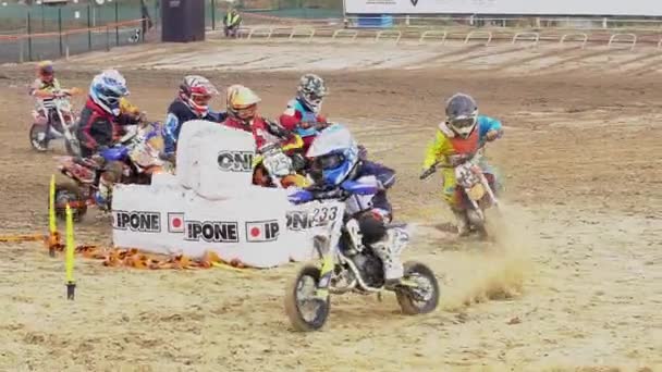 Rennmotorräder Sport Motocross — Stockvideo