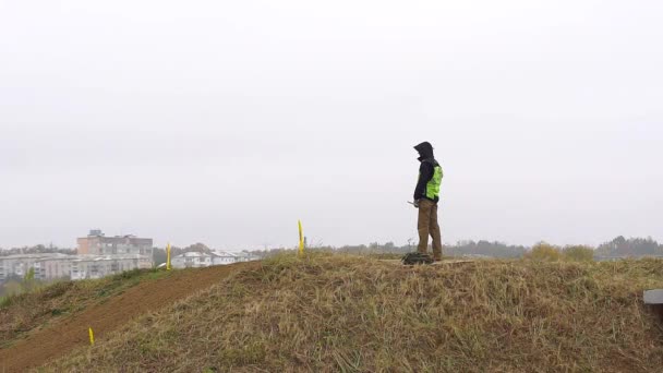 Αγωνιστικά Motocross σπορ μοτοσικλέτες — Αρχείο Βίντεο