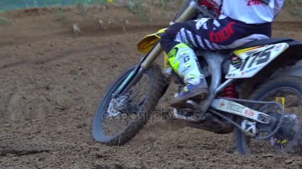 Rennmotorräder Sport Motocross — Stockvideo