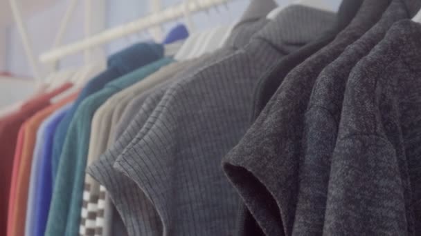 Giyim Mağaza Satışı Giyim Mağazası Giyim Mağaza Satış Için Verilir — Stok video