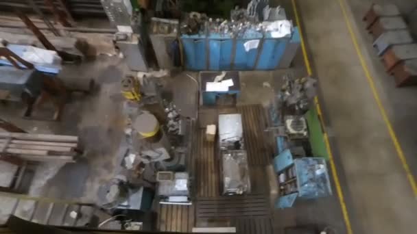 무거운 공장에서의 도구의 구조와 부분들 — 비디오